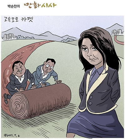 고속도로 카펫