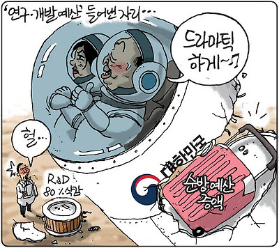R&D 80% 깎고, 순방 예산만 ‘껑충’