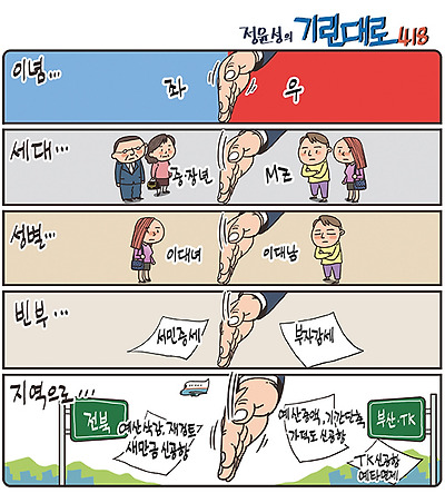 갈라치기 장인