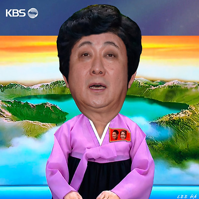 정성을 다하는 윤심의 방송