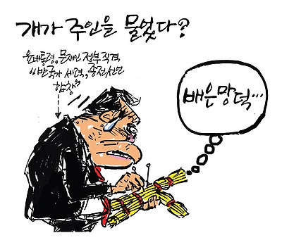 개가 주인을 물었다?
