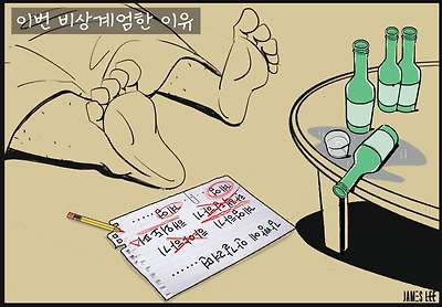 비상 계엄 한 이유