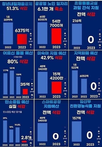 대한민국 예산안 근황