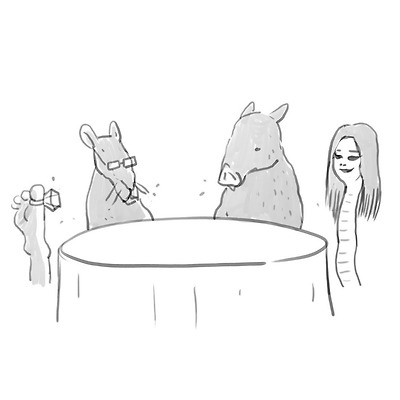 만찬장 스케치