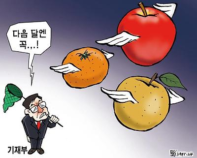 물가 잡기 실패