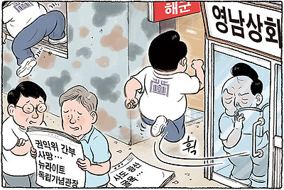시선 돌리기