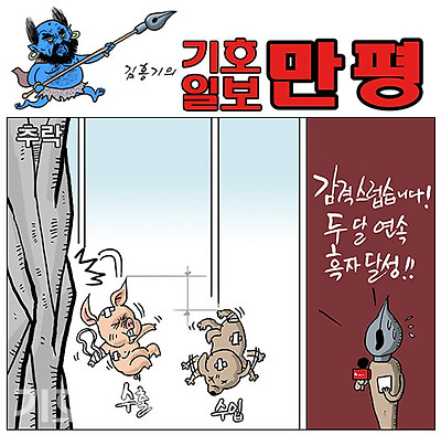 감격스런 추락