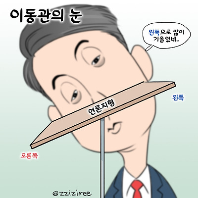 이동관의 눈