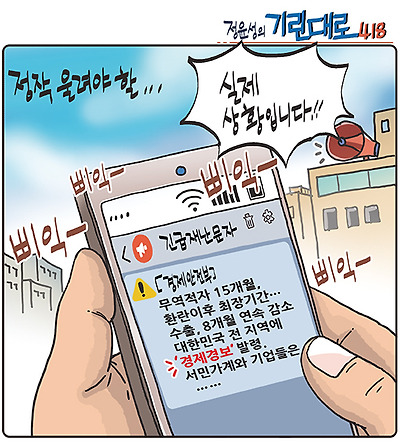 '경제경보' 실제 상황