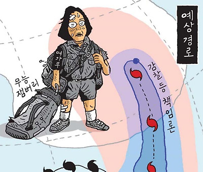 태풍 예상 경로