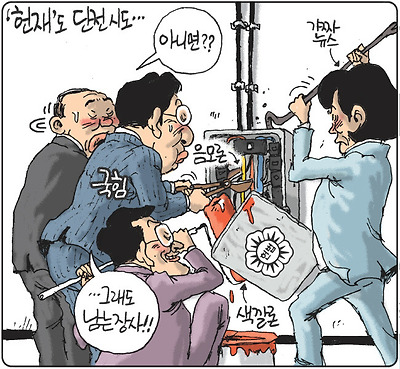 헌재도 단전 시도