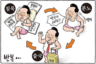 침묵, 분노, 출국...