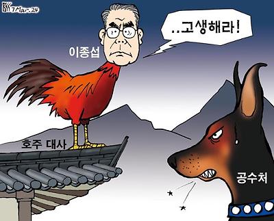 닭 좇던 개
