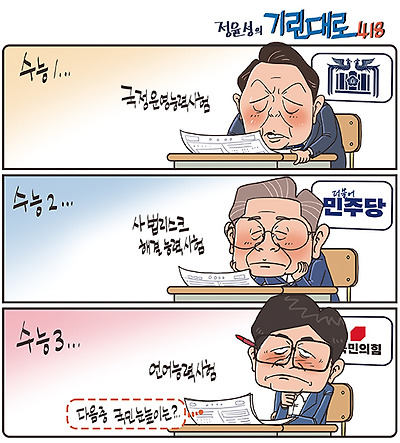 정치권 수학능력시험