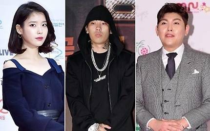 (왼쪽부터) 가수 아이유, 도끼, 한동근. / 사진=텐아시아DB