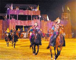 백제 황산벌 전투 재현 행사