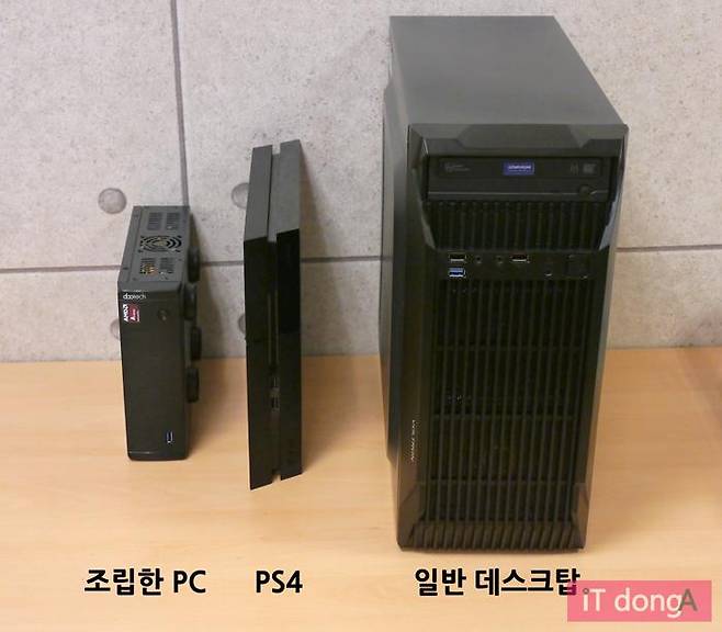 다른 시스템과의 크기 비교