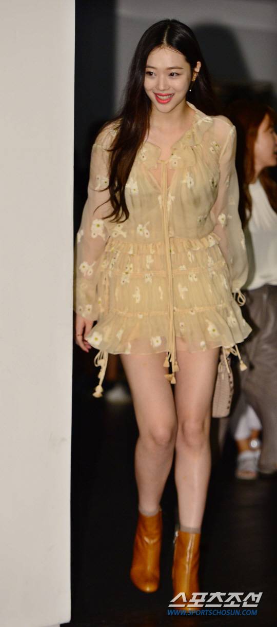 [포토] 설리 '눈에 확 띄는 외모'