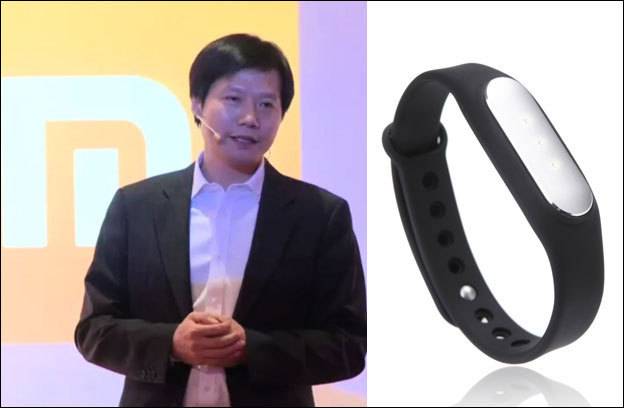 레이쥔 샤오미 창업자와 미밴드