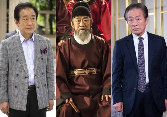 전국환 가면(왼쪽부터) 육룡이 나르샤 용팔이