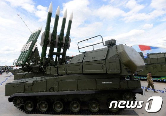 러시아의 다연장로켓 부크(BUK) 미사일 시스템.© AFP=뉴스1