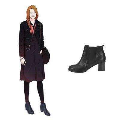 짧은 다리-첼시부츠