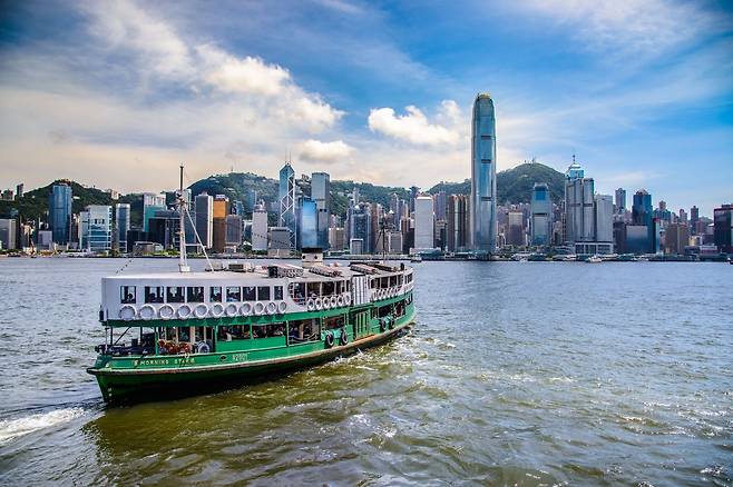 스타페리. 카우룽 반도와 홍콩섬을 잇는 교통수단이다.