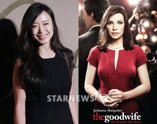 배우 전도연과 '굿 와이프'의 줄리아나 마굴리스 /사진=스타뉴스, CJ E&M