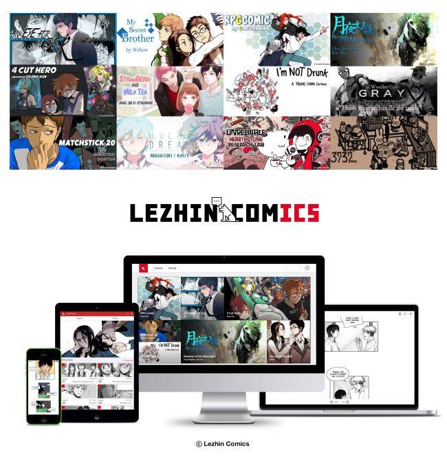 Lezhin Entertainment launched the Lezhin Comics webtoon platform in the U.S. market in late December. (Lezhin Entertainment)