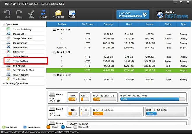 MiniAide Fat32 Formatter