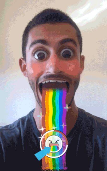 스냅챗 필터 기능 (사진=스냅챗 홈페이지)