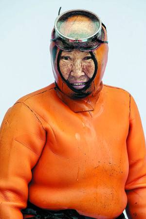 김절자 해녀.  김형선 작가 제공