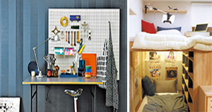 자신의 취향대로 공간을 바꾸는 에디토피아 트렌드(왼쪽 사진)를 반영한 클릭비 김상혁의 벙커 침대.