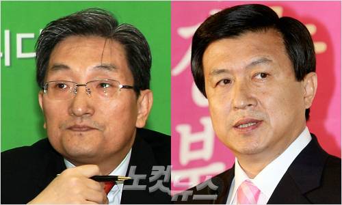 왼쪽부터 노영민 의원과 신기남 의원. (사진=자료사진)