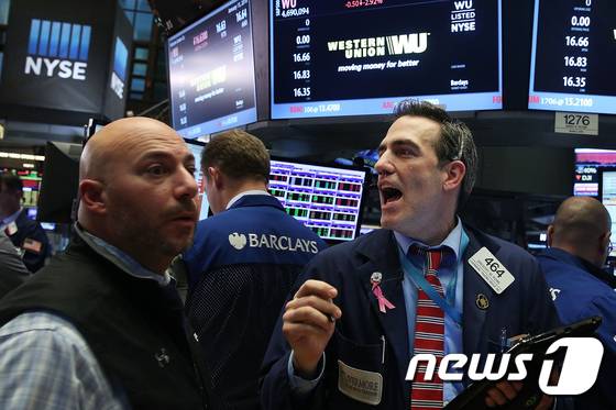 뉴욕증권거래소(NYSE). © AFP=뉴스1