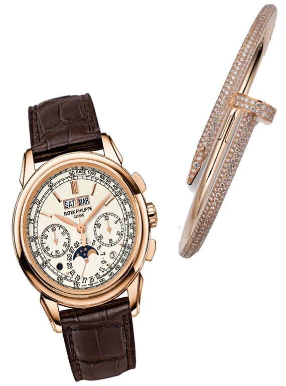 파텍필립(左), 까르띠에(右)