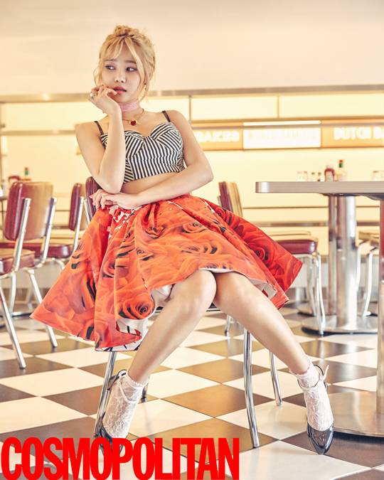 AOA 찬미. 사진=코스모폴리탄 제공.