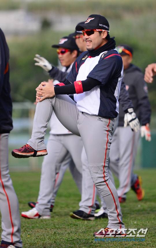 [포토] 이용규 '밝은 표정으로'