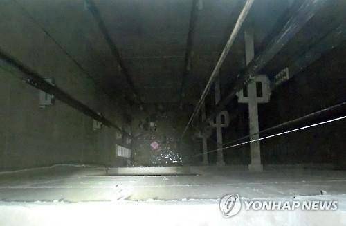 엘리베이터 사고현장(자료사진)