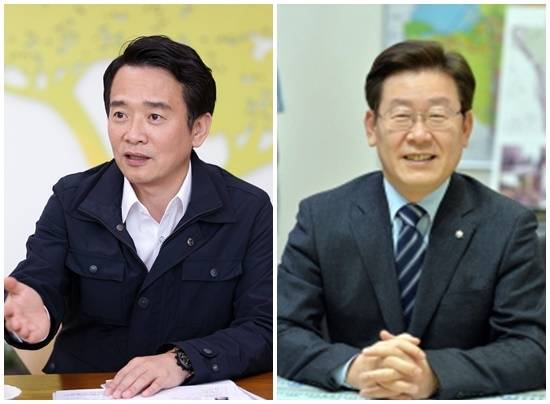 사진=남경필지사(왼쪽)과 이재명 성남시장(오른쪽)