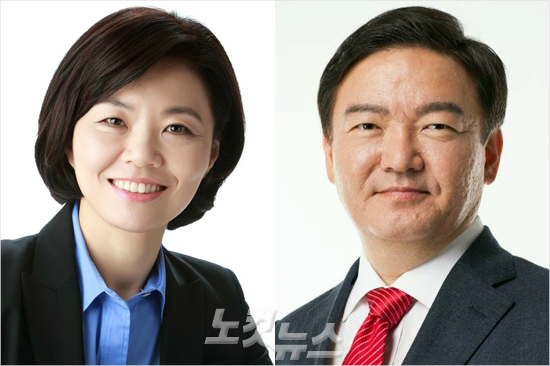 민현주(비례대표) 의원과 민경욱 전 청와대 대변인