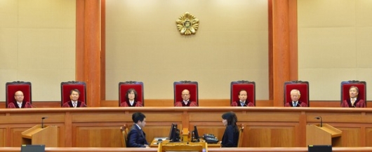 헌법재판소 법정/사진=뉴스1