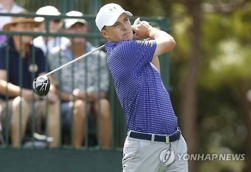 조던 스피스의 발스파 챔피언십 2라운드 경기 모습 (AP=연합뉴스)