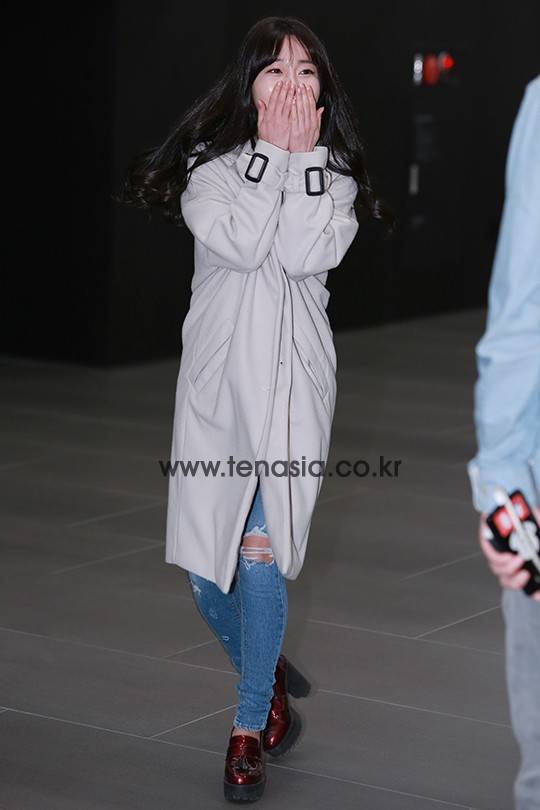 배우 윤아름이 종방연에 참석하고 있다. (장영실 종방연)