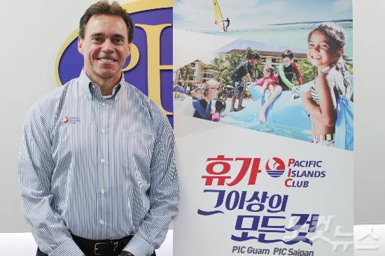 한국 여행객을 위한 꾸준한 노력을 약속한 벤 퍼거슨 괌 총지배인(사진=윤슬빈 기자)