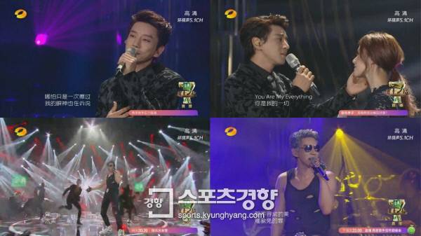 중국 후난위성TV ‘나는 가수다 시즌4’ 경연에 나선 가수 황치열. 사진 후난위성TV