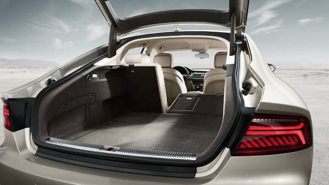 아우디 중대형 5도어 쿠페 `A7` 트렁크 (제공=아우디코리아)