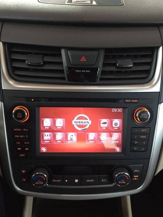 올 뉴 알티마 센터페시아 버튼 배치는 무난한 편이다. (사진=지디넷코리아)