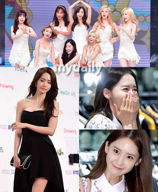 ▲ '걸그룹 센터의 정석' 소녀시대 윤아 꽃밭이라고 불러도 무방한 아홉 명의 소녀들 속 당당하게 센터를 차지한 윤아. 원톱 걸그룹 다운 앨범 개수와 다양한 콘셉트 때문에 가끔 센터를 양보하곤 하지만 좌서현 우유리를 거느린 윤아가 센터에 섰을 때 가장 소녀시대 다운 그림이 된다.