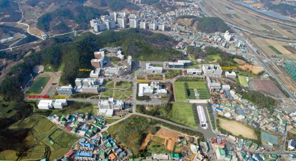 하늘에서 내려다본 고려대 세종캠퍼스 전경. 세종캠퍼스 제공